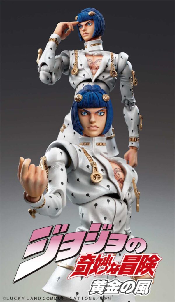 BRUNO BUCCIARATI FIGURA 16 CM JOJO'S BIZARRE ADVENTURE PART 5 GOLDEN WIND CHOZO KADO - Imagen 3