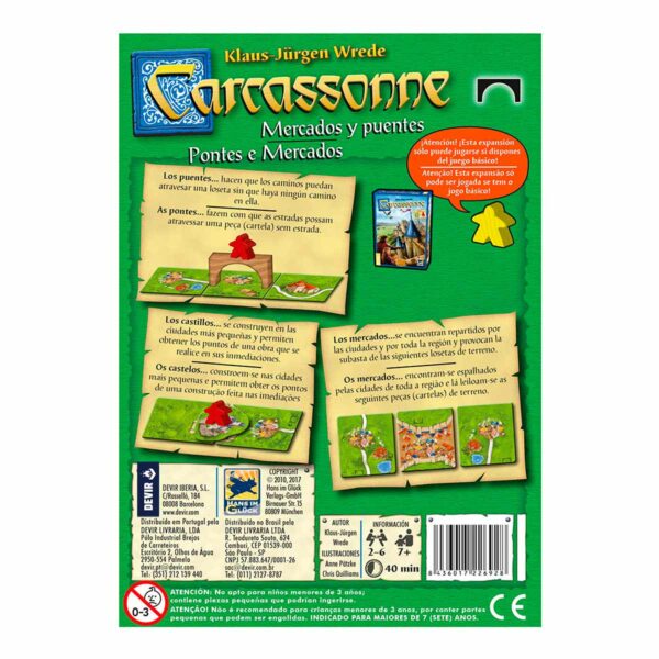 Carcassonne: Mercados y Puentes - Imagen 3