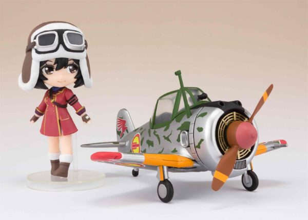 KYLIE HAYABUSA SET 2 FIGURAS 13 CM THE KOTOBUKI SQUADRON IN THE WILDERNESS FIGUARTS MINI - Imagen 5