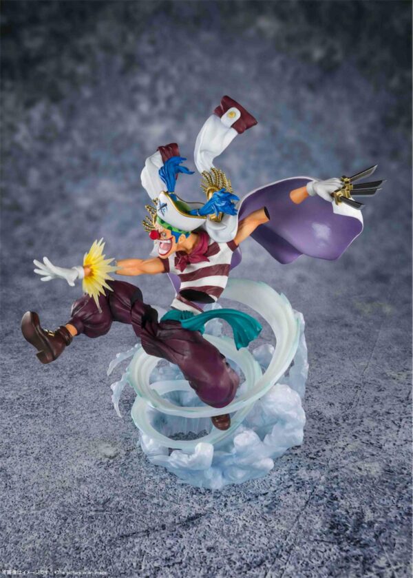 BUGGY THE CLOWN EXTRA BATTLE PARAMOUNT WAR FIG 19 CM ONE PIECE FIGUARTS ZERO - Imagen 5