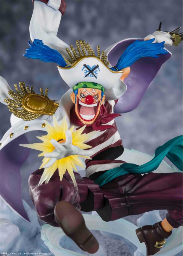 BUGGY THE CLOWN EXTRA BATTLE PARAMOUNT WAR FIG 19 CM ONE PIECE FIGUARTS ZERO - Imagen 3