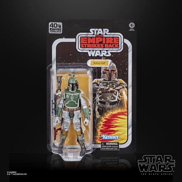 BOBA FETT E5 FIGURA 15 CM STAR WARS 40TH BLACK SERIES E80805L0 - Imagen 4