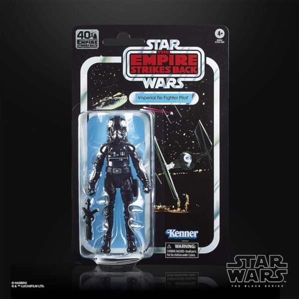 TIE FIGHTER PILOT E5 FIGURA 15 CM STAR WARS 40TH ANNIVERSARY EMPIRE STRIKES BACK E80835X0 - Imagen 2