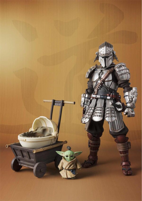 RONIN MANDALORIAN BESKAR ARMOR & GROGU STAR WARS MEISHO MOVIE REALIZATION EXCLUSIVE 25 ANN - Imagen 3