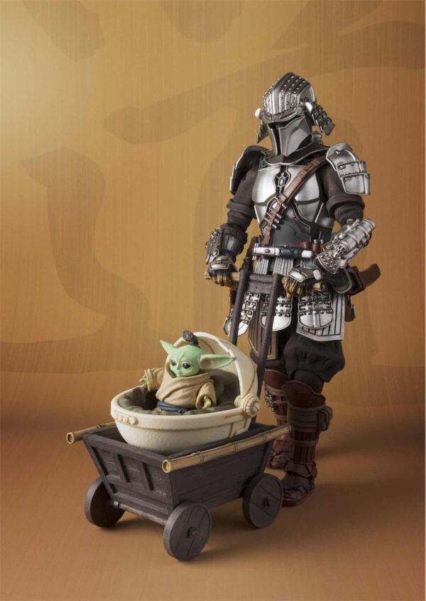 RONIN MANDALORIAN BESKAR ARMOR & GROGU STAR WARS MEISHO MOVIE REALIZATION EXCLUSIVE 25 ANN - Imagen 4