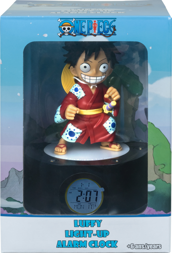 LUFFY LIGHTUP ALARM CLOCK LIGHT UP - RELOJ CON LUCES Y ALARMA - Imagen 2