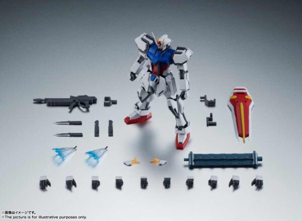 GAT-X105 STRIKE VER A.N.I.M.E. FIGURA 12,5 CM MOBILE SUIT GUNDAM ROBOT SPIRITS - Imagen 2