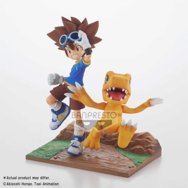TAICHI & AGUMON FIG 15 CM DIGIMON ADVENTURE DXF ADVENTURE ARCHIVES - Imagen 3