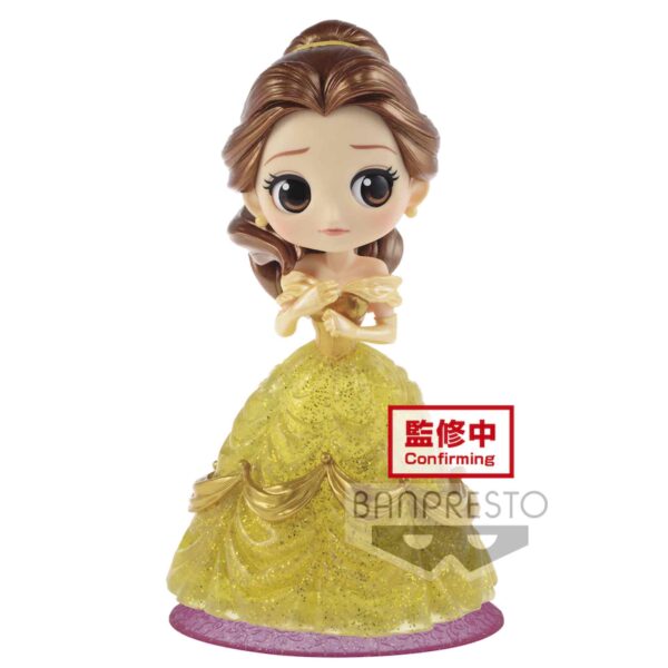 BELLA FIGURA 14 CM Q POSKET DISNEY CHARACTERS GLITTER LINE - Imagen 2