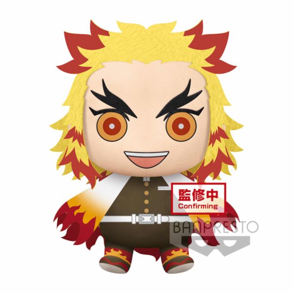 Peluche Kyojuro Rengoku Demon Slayer Kimetsu No Yaiba 32cm