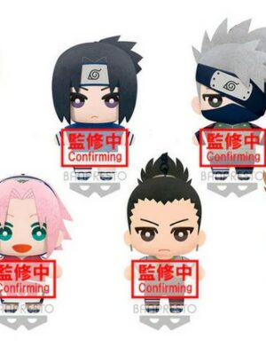 Peluches Naruto - Tomonui Assort Series 1 Naranja (Naruto, Sasuke, Kakashi, Sakura, Shikamaru y Choji)