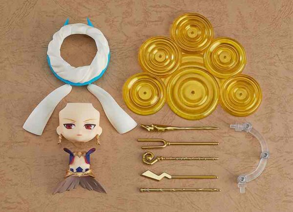 CASTER / GILGAMESH VER. ASCENSION FIGURA 10 CM FATE GRAND ORDER NENDOROID - Imagen 5