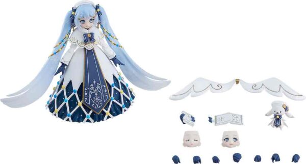 SNOW MIKU GLOWING SNOW 2021 VER. FIGURA 14.5 CM MAX FACTORY FIGMA - Imagen 4