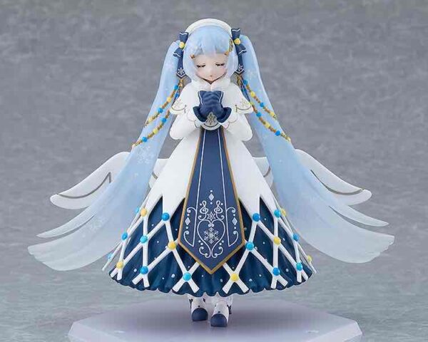 SNOW MIKU GLOWING SNOW 2021 VER. FIGURA 14.5 CM MAX FACTORY FIGMA - Imagen 2