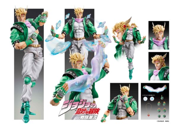 CAESAR ANTHONIO ZEPPELI FIG 16 CM JOJO'S BIZARRE ADVENTURE P2 BATTLE TENDENCY CHOZO KADO - Imagen 5