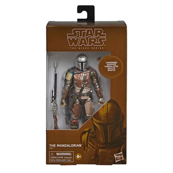 THE MANDALORIAN FIGURA 19 CM STAR WARS BLACK SERIES CARBONIZED COLLECTION - Imagen 2