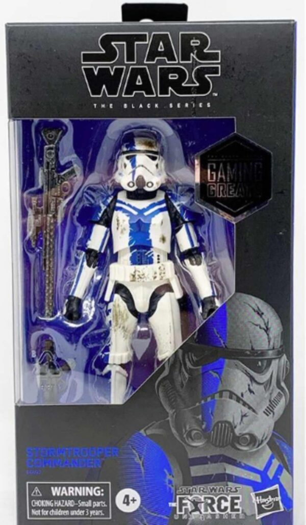 COMMANDER STORMTROOPER FIGURA 15 CM STAR WARS BLACK SERIES GAMING GREATS - Imagen 2