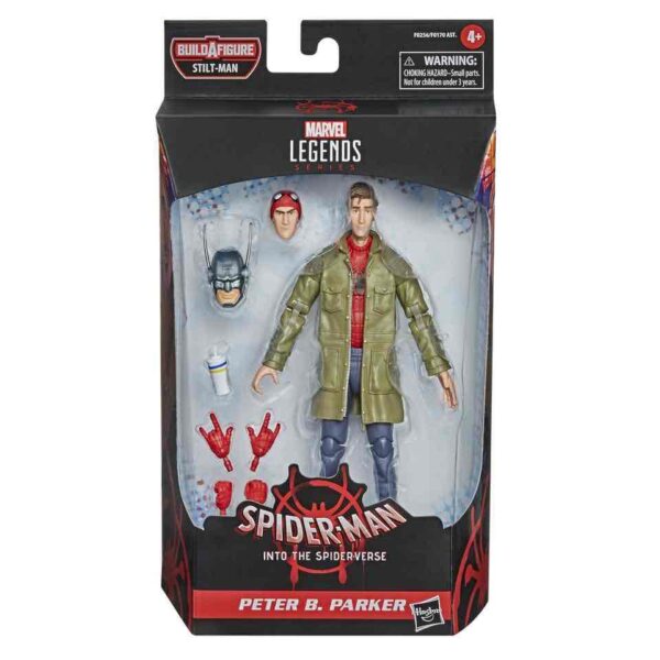 PETER B. PARKER FIGURA 15 CM MARVEL LEGENDS SPIDER-MAN INTO THE SPIDER-VERSE F02565L00 - Imagen 2