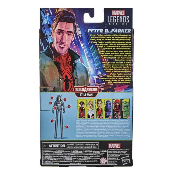 PETER B. PARKER FIGURA 15 CM MARVEL LEGENDS SPIDER-MAN INTO THE SPIDER-VERSE F02565L00 - Imagen 3