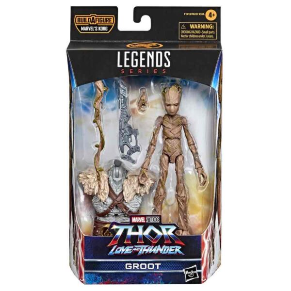 GROOT FIGURA 15 CM THOR LOVE AND THUNDER MARVEL LEGENDS F14105X0. - Imagen 4