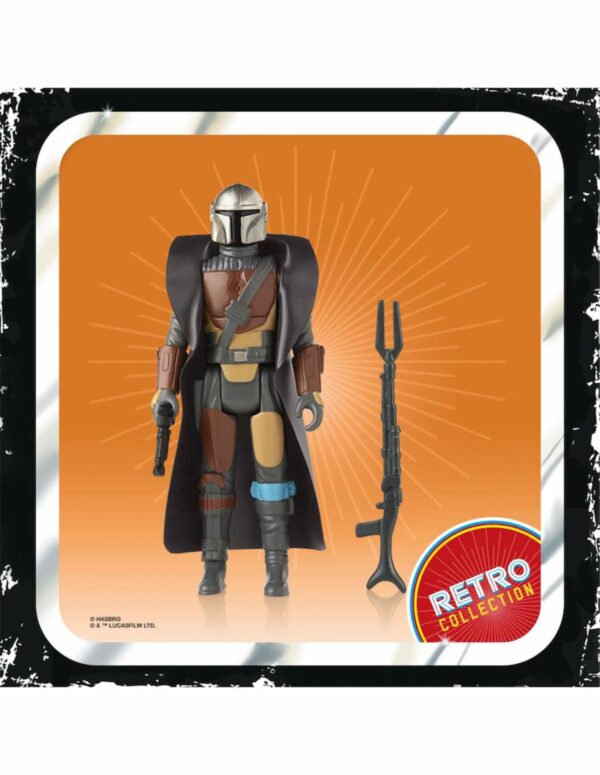 VIN THE MANDALORIAN FIGURA STAR WARS RETRO COLLECTION VINTAGE MANDO MONDAYS F20195X0 - Imagen 2