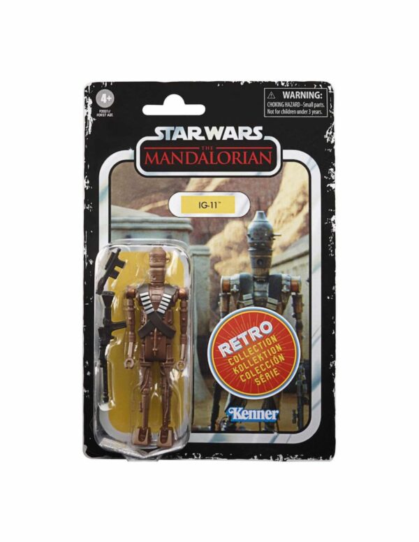 VIN IG-11 FIGURA STAR WARS 9 CM SW THE MANDALORIAN RETRO COLLECTION F20215X0