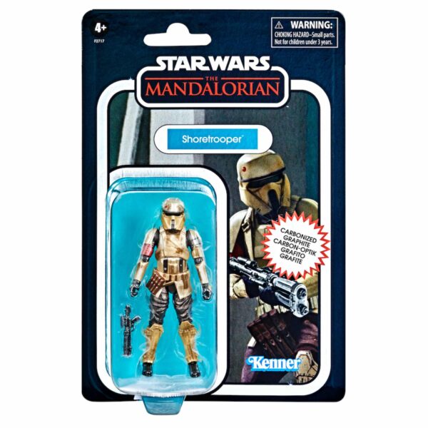 SHORETROOPER FIGURA 9,5 CM STAR WARS VINTAGE CARBONIZED COLLECTION F27175L0 - Imagen 3