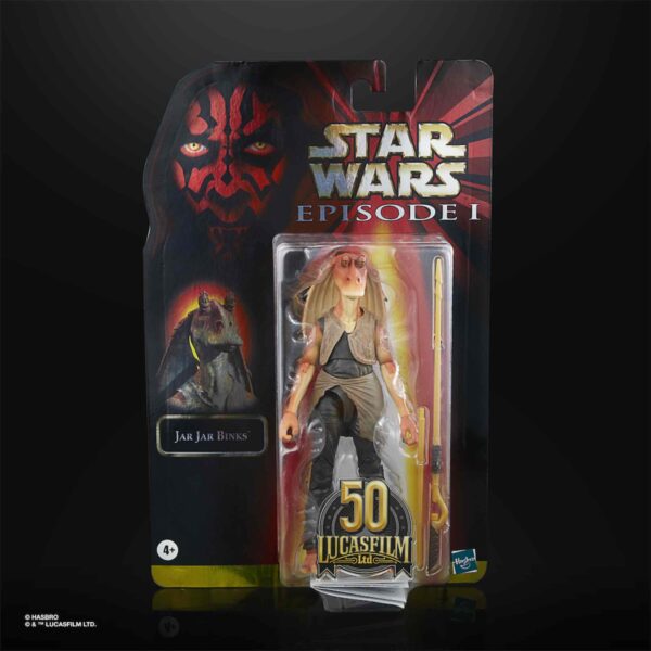 JAR JAR BINKS GREATEST HITS BLACK SERIES FIGURA 15 CM STAR WARS F27325L0 - Imagen 4