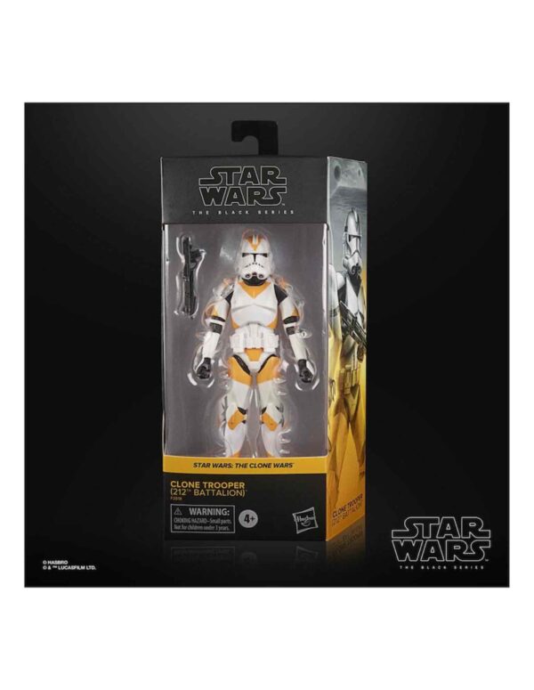 CLONE TROOPER (212TH BATTALION) FIGURA 15 CM CLONE WARS BLACK SERIES F28185L0 - Imagen 2