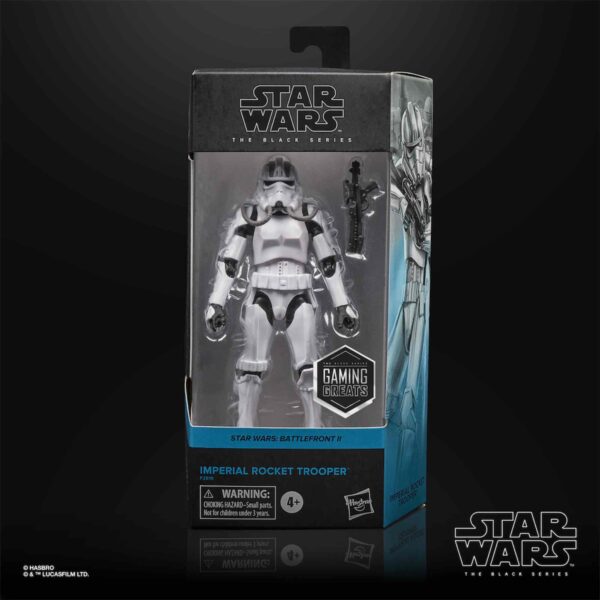 IMPERIAL ROCKET TROOPER FIGURA 15 CM STAR WARS BLACK SERIES GAMING GREATS - Imagen 5