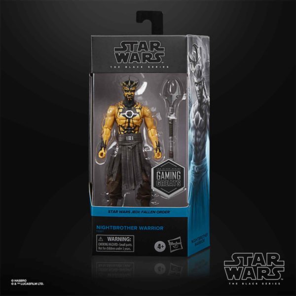 NIGHTBROTHER WARRIOR FIGURA 15 CM STAR WARS BLACK SERIES GAMING GREATS F28675L0 - Imagen 5