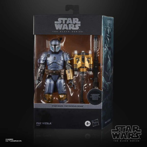 PAZ VIZSLA CARBONIZED FIGURA STAR WARS BLACK SERIES F28795L0 - Imagen 2