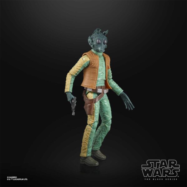 GREEDO FIGURA 15 CM STAR WARS THE POWER OF THE FORCE BLACK SERIES F32645L0 - Imagen 3