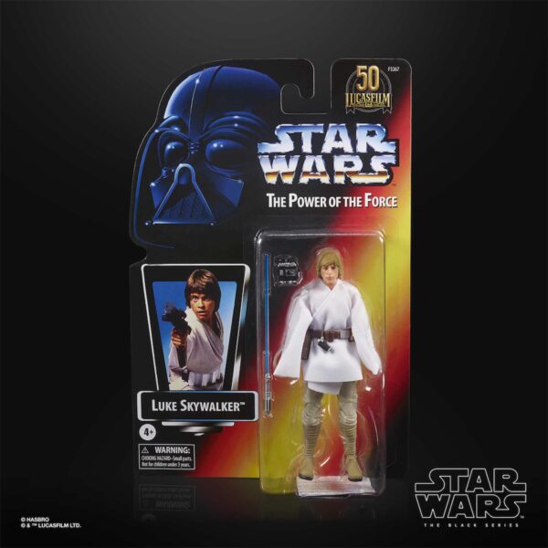 LUKE SKYWALKER FIGURA 15 CM STAR WARS THE POWER OF THE FORCE BLACK SERIES F32675L0 - Imagen 4