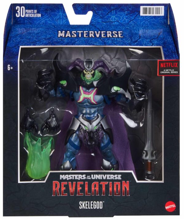 SKELEGOD OVERSIZE FIGURA 23 CM MASTERS OF THE UNIVERSE REVELATION - Imagen 5