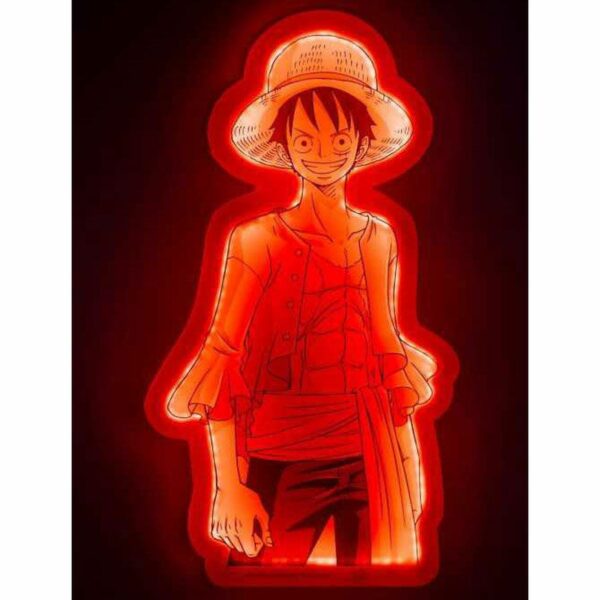 One Piece Lámpara de pared LED Luffy 40 cm