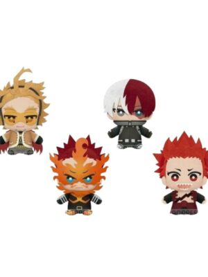 MY HERO ACADEMIA FIG 12 CM WORLD HEROES MISSION TOMONUI PLUSH ASSORT SERIES 2 Violeta (Endeavor, Hawks, Kirishima, Todoroki)