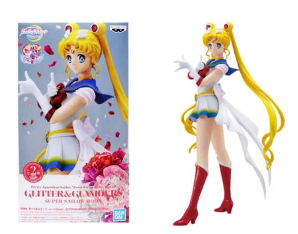 SUPER SAILOR MOON VER. A FIGURA 13 CM Pretty Guardian SM Eternal the Movie GLITTERS&GAMOUR - Imagen 5