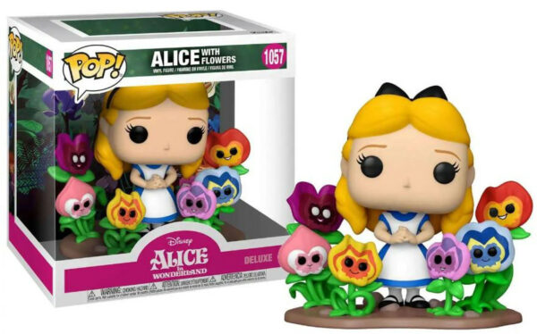 Alicia en el País de las Maravillas POP! Deluxe Vinyl Figura Alice w/Flowers 20 cm - Imagen 2