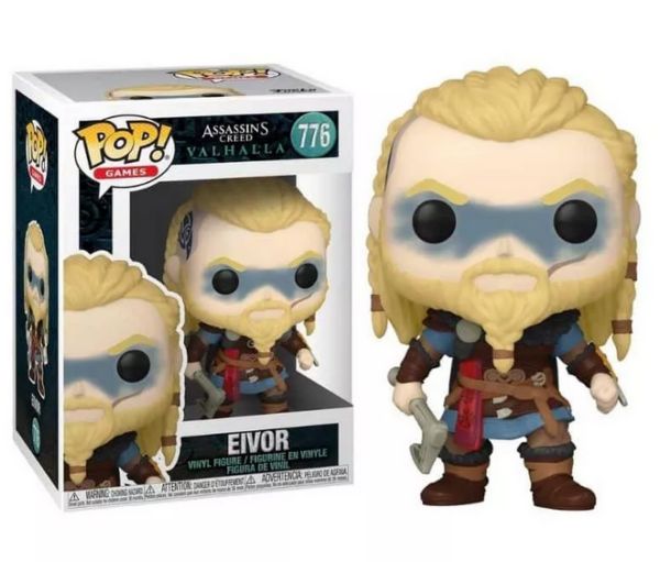 Assassins Creed Valhalla POP! Games Vinyl Figura Eivor 9 cm