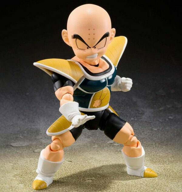 KRILIN BATTLE CLOTHES FIGURA 11 CM DRAGON BALL Z SH FIGUARTS - Imagen 3