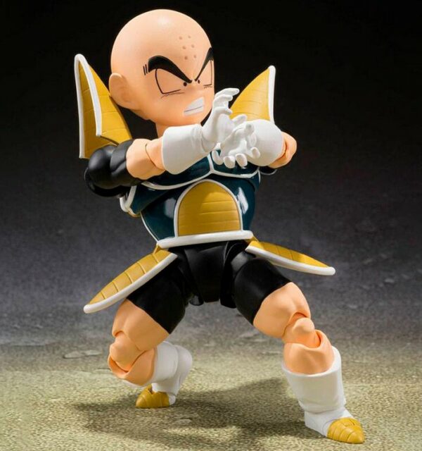 KRILIN BATTLE CLOTHES FIGURA 11 CM DRAGON BALL Z SH FIGUARTS - Imagen 6