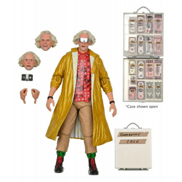 Regreso al Futuro 2 Figura Ultimate Doc Brown (2015) 18 cm Neca