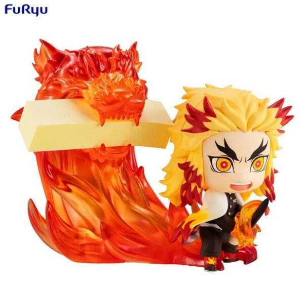 Demon Slayer: Kimetsu no Yaiba Estatua PVC Hold Rengoku Kyojuro 8 cm - Imagen 3