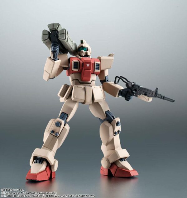 RGM-79 GUNDAM GROUND TYPE VER A.N.I.M.E. FIGURA 12,5 CM MOBILE SUIT GUNDAM ROBOT SPIRITS - Imagen 13