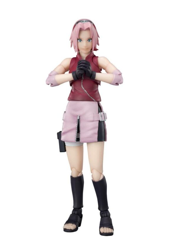 SAKURA HARUNO INHERITOR TSUNADE'S INDOMINABLE WILL FIG 14 CM NARUTO SHIPPUDEN SH FIGUARTS - Imagen 2