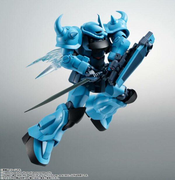 MS-07B-3 GOUF CUSTOM VER. A.N.I.M.E FIGURA 12,5 CM MS GUNDAM ROBOT SPIRITS - Imagen 9