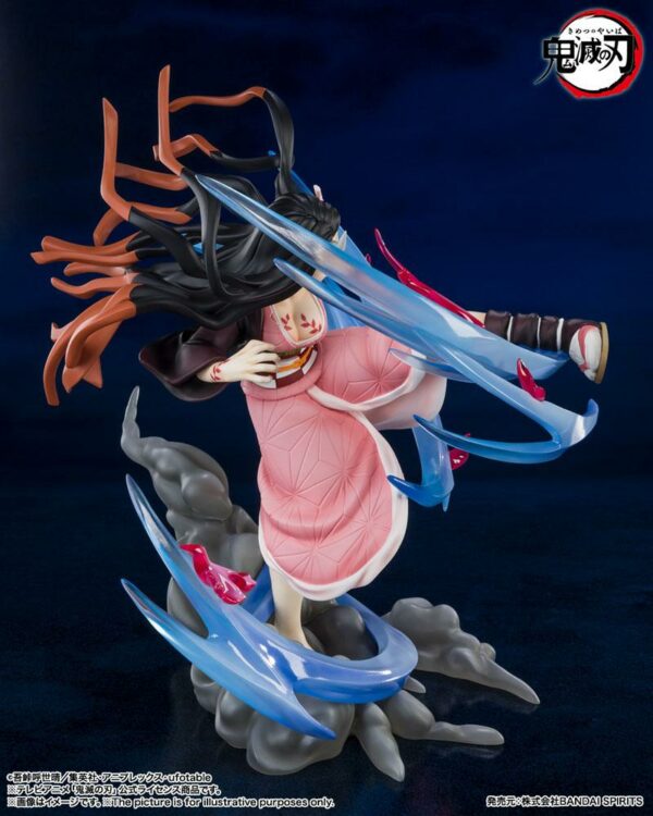 NEZUKO KAMADO DEMON FORM ADVANCING VER FIG 20 CM KIMETSU NO YAIBA FIGUARTS ZERO - Imagen 6