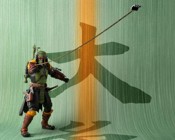 DAIMYO BOBA FETT FIGURA 18 CM THE BOOK OF BOBA FETT MEISHO MOVIE REALIZATION - Imagen 8