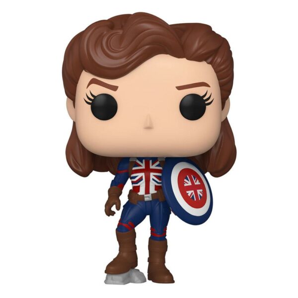 What If...? POP! Marvel Vinyl Figura Captain Carter 9 cm - Imagen 2